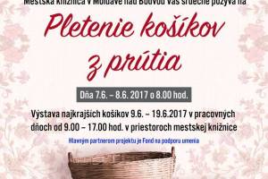 Fond na podporu umenia 2017- Tvorivé dielne s tradičnými moldavskými remeslami