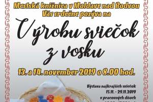 Fond na podporu umenia 2019- Tvorivé dielne s tradičnými moldavskými remeslami - Výroba sviečok