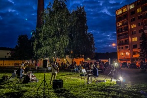 Jazzový večer na Námestí Ľudovíta Štúra v Moldave 20.8.2021