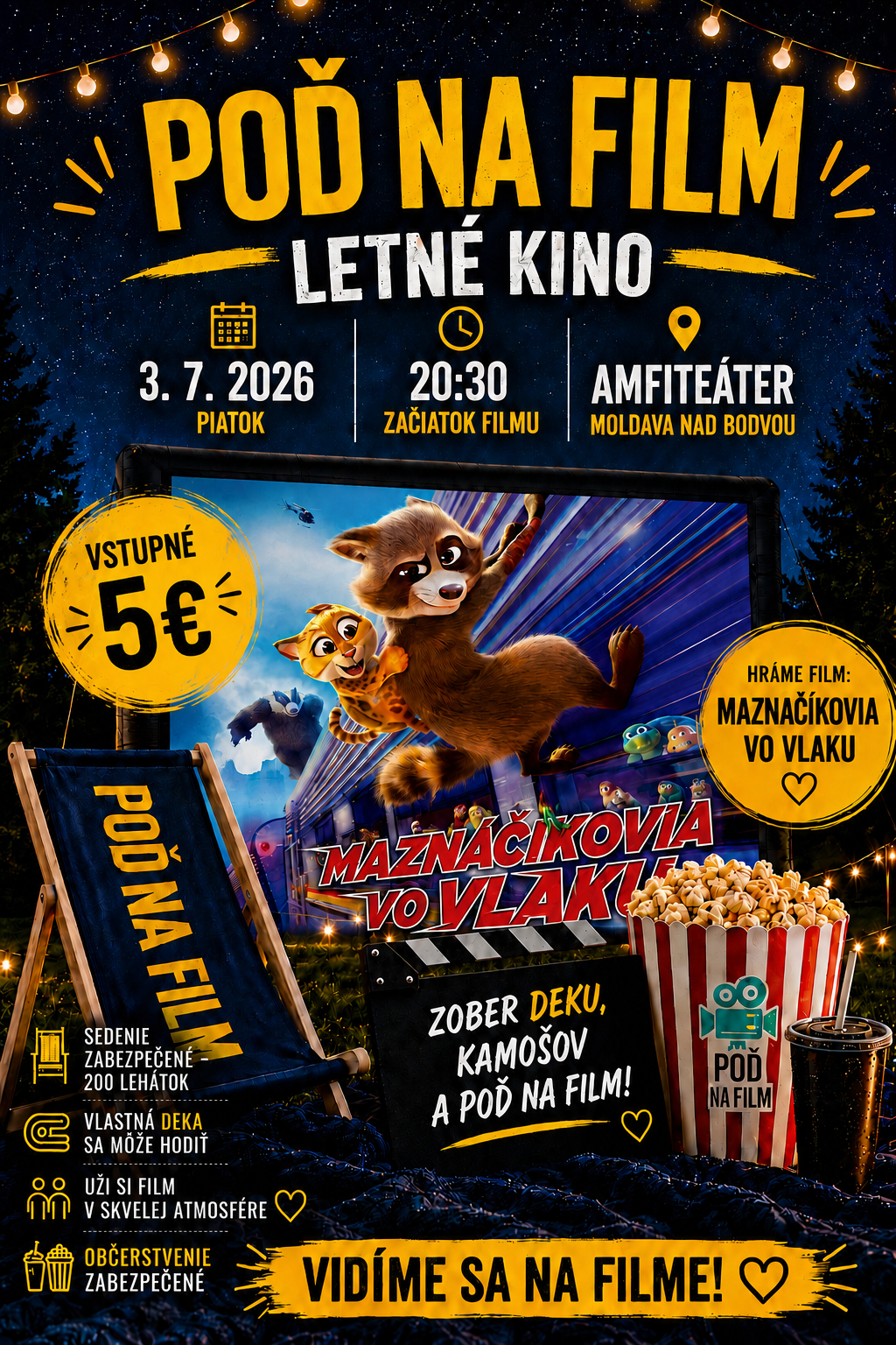 LETNÉ KINO V AMFÍKU 3.7.2026