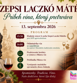 SZEPSI LACZKÓ MÁTÉ – Príbeh vína, ktorý pretrváva 13.9.2026